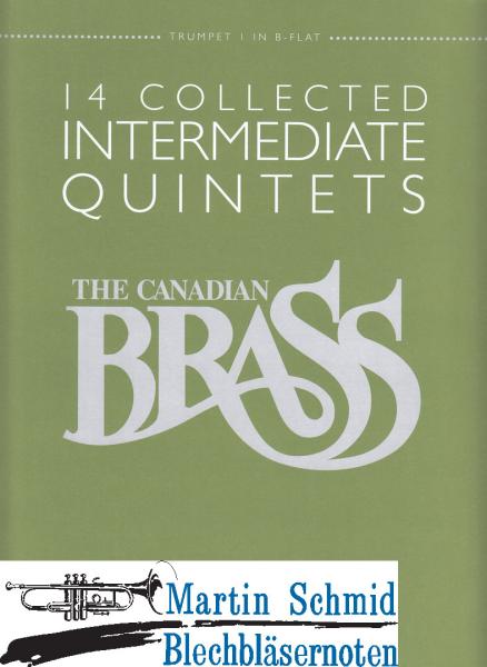Product image 1 of the product “14 Collected Intermediate Quintets (Trumpet 1 in Bb) ”