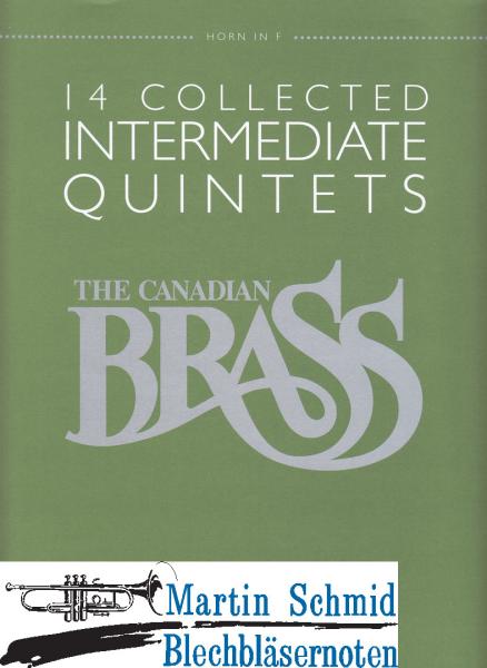 Product image 1 of the product “14 Collected Intermediate Quintets (Horn in F) ”