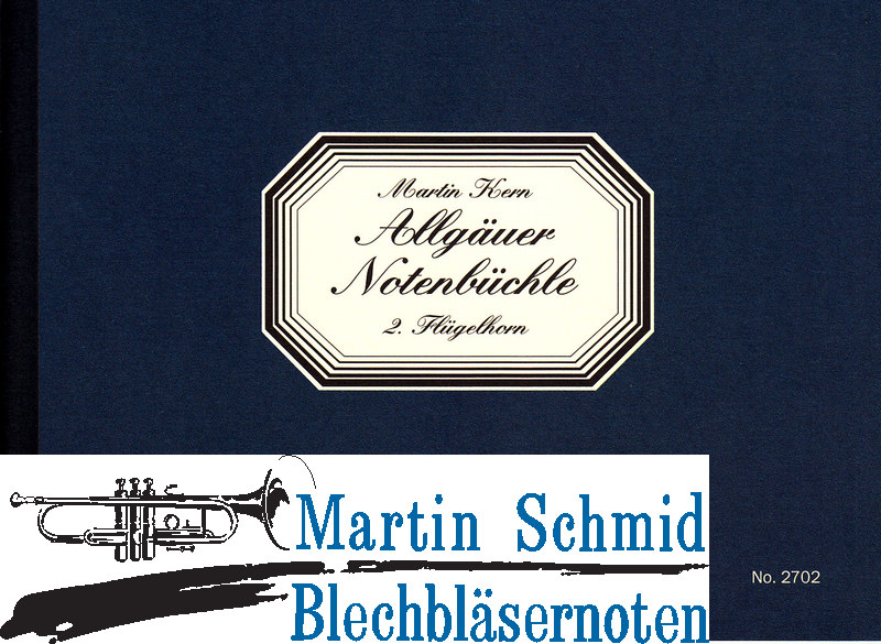 Artikelbild 1 des Artikels “Allgäuer Notenbüchle (2.Flügelhorn in Bb) “