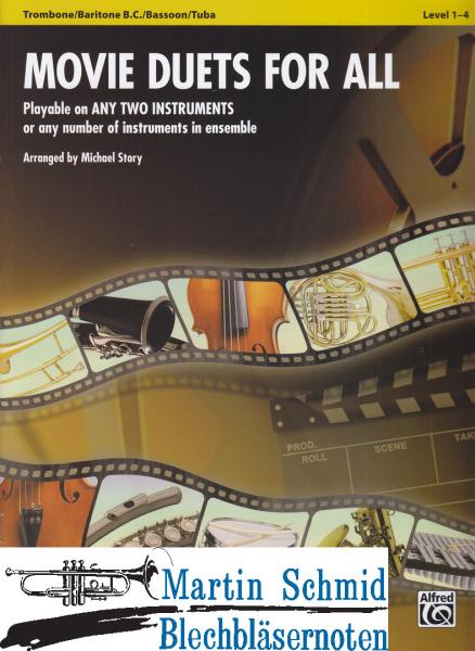 Artikelbild 1 des Artikels “Movie Duets For All (Solostimme Posaune  - kombinierbar mit anderen Instrumenten) “