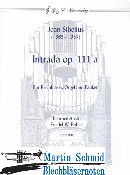 Product image 1 of the product “Intrada Op.111a (Orgel.4Trp.4Pos.Tuba ad lib.Pauken.Becken) ”