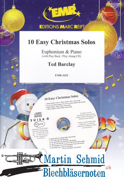 Product image 1 of the product “10 Easy Christmas Solos (Piano + Play-Along-CD) ”