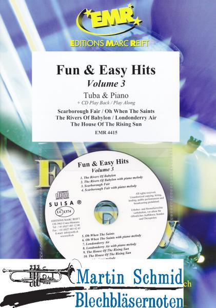 Product image 1 of the product “Fun & Easy Hits Vol.3 (CD Play Back/Play Along)(Tuba in C) ”