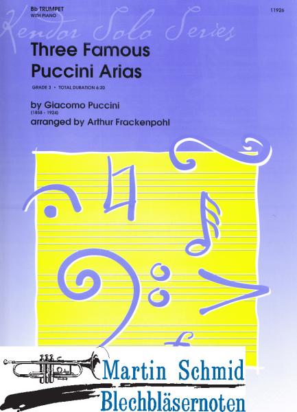 Product image 1 of the product “Three Famous Puccini Arias ”