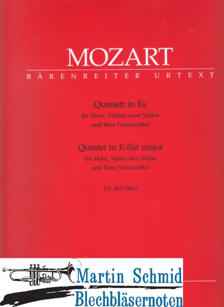 Artikelbild 1 des Artikels “Hornquintett KV 407 (Horn.Violine.2Violen.Cello)(Stimmen) “
