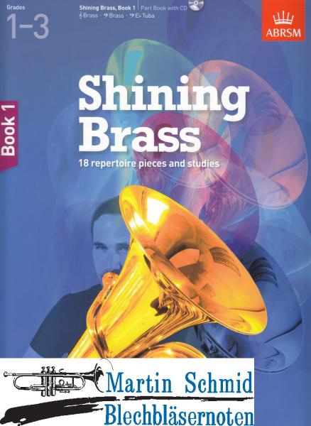 Product image 1 of the product “Shining Brass Book 1 (Grades 1-3) Solo-Part +CD ”