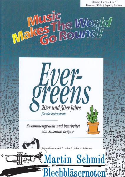 Product image 1 of the product “Evergreens 20er und 30er Jahre (Posaune/Bariton - 1./3./4.Stimme) ”