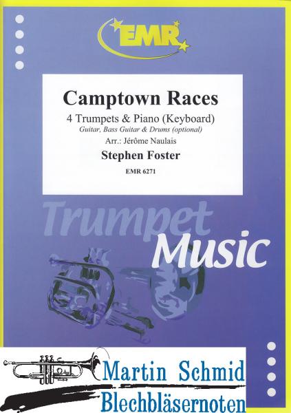 Product image 1 of the product “Camptown Races (4 Trumpets.Piano/Keyboard - optional Guitar.Bass Guitar.Drums) ”