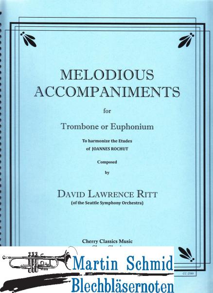 Artikelbild 1 des Artikels “Melodious Accompaniments for Trombone or Euphonium to Bordogni/Rochut Book 1, Numbers 1-60 “