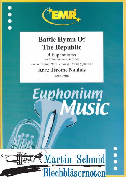 Product image 1 of the product “Battle Hymn of the Republic (4 Euphoniums/3 Euphoniums + Tuba.optional Piano,Guitar.Bass Guitar.Drums) ”