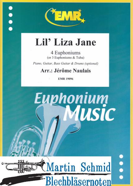 Product image 1 of the product “Lil Liza Jane (4 Euphoniums/3 Euphoniums + Tuba.optional Piano,Guitar.Bass Guitar.Drums) ”