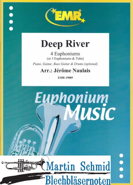 Product image 1 of the product “Deep River (4 Euphoniums/3 Euphoniums + Tuba.optional Piano,Guitar.Bass Guitar.Drums) ”