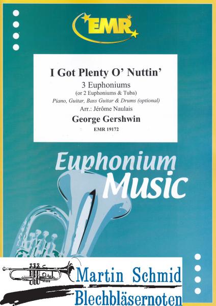 Product image 1 of the product “I Got Plenty O'Nuttin (3 Euphoniums; 2 Euphoniums + Tuba)(Piano.Guitar.Bass Guitar.Drums optional) ”
