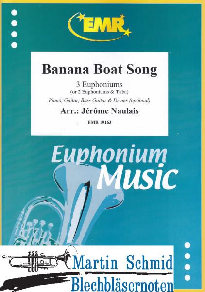 Product image 1 of the product “Banana Boat Song (3 Euphoniums; 2 Euphoniums + Tuba)(Piano.Guitar.Bass Guitar.Drums optional) ”