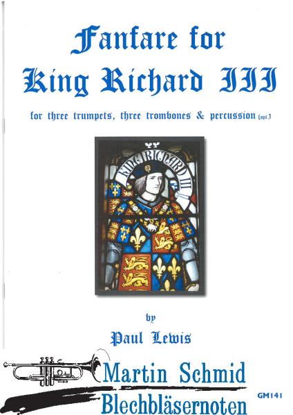 Product image 1 of the product “Fanfare for King Richard III (303.optional Percussion comprising snare drum, tambourine & Cymbals) ”