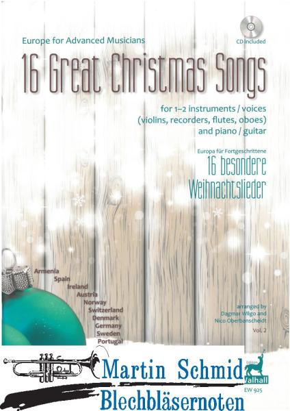 Product image 1 of the product “16 besondere Weihnachtslieder Vol.2 ”