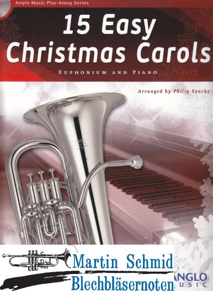 Product image 1 of the product “15 Easy Christmas Carols (Solo+Klavier+CD) ”