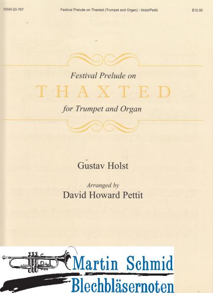 Product image 1 of the product “Festival Prelude on Thaxted ”
