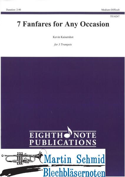 Product image 1 of the product “7 Fanfares for Any Occasion ”