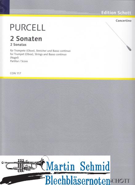 Artikelbild 1 des Artikels “2 Sonaten (Trp.Str.Bc) (schott) “