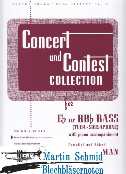 Product image 1 of the product “Concert and Contest Collectionfor Eb / Bb Bass (Bass (Eb or BBb) Solo-Part ”