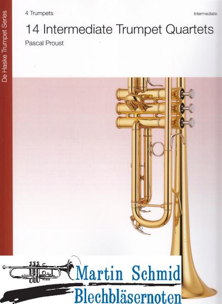 Product image 1 of the product “14 Intermediate Trumpet Quartets ”