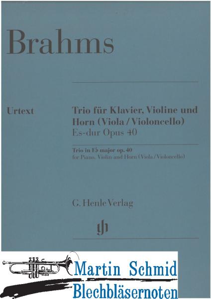 Artikelbild 1 des Artikels “Trio op.40 (Klavier.Violine.Horn)(Urtext) “