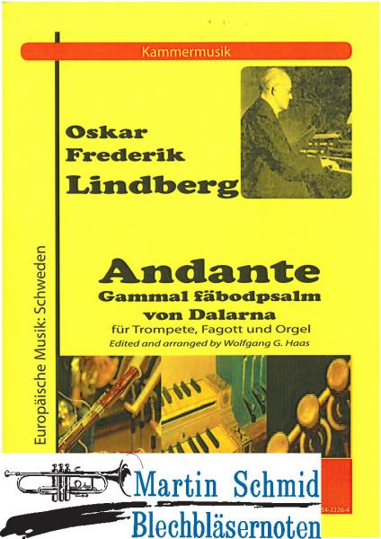 Product image 1 of the product “Andante Gammal Fäbodpsalm von Dalarna (Trompete.Fagott.BC/Orgel/Cembalo/Klavier) ”