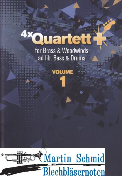 Product image 1 of the product “4xQuartett+ Vol.1 (4-6Trompeten.Bass & Drums ad lib) ”