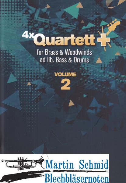 Product image 1 of the product “4xQuartett+ Vol.2 (4-6Trompeten.Bass & Drums ad lib) ”