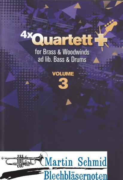 Product image 1 of the product “4xQuartett+ Vol.3 (4-6Trompeten.Bass & Drums ad lib) ”