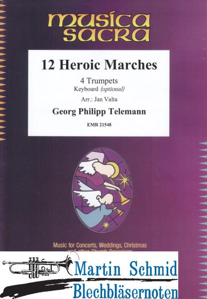 Product image 1 of the product “12 Heroic Marches (optional Keyboard) ”