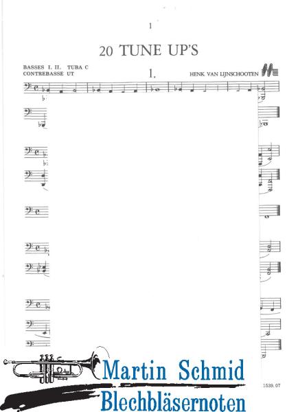 Product image 1 of the product “20 Tune Up's (Tuba 1+2 in C) ”