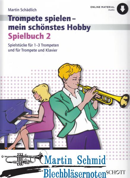 Artikelbild 1 des Artikels “Spielbuch 2 (Spielstücke für 1-3 Trompeten und für Trompete und Klavier) “