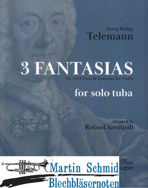 Product image 1 of the product “3 Fantasias - no. 7, 8, 9 from 12 Fantasias for violin ”