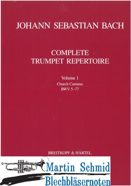 Product image 1 of the product “Complete Trumpet Repertoire Vol. 1 - Church Cantatas I ”