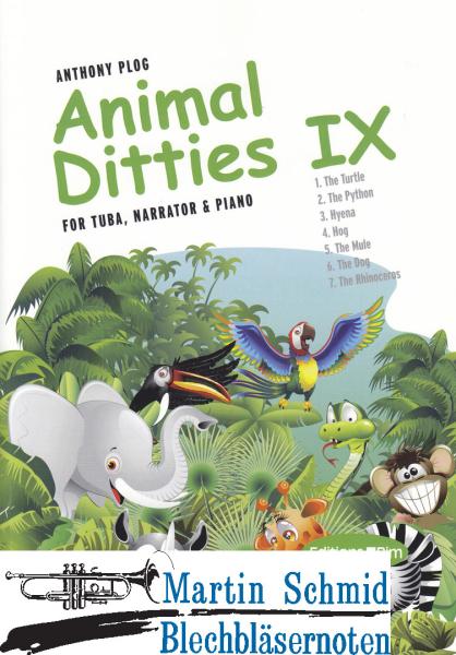 Product image 1 of the product “Animal Ditties IX (Tuba, Sprecher und Klavier) ”
