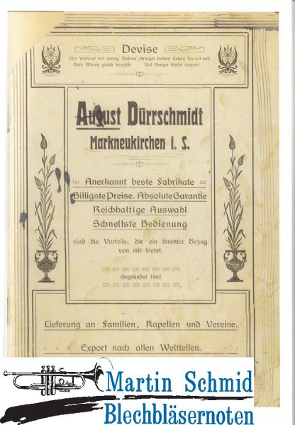 Product image 1 of the product “Musikinstrumente (Reprint eines Originalkataloges um 1910-1920 - August Dürrschmidt - Markneukirchen i.S. 127 Seiten) ”