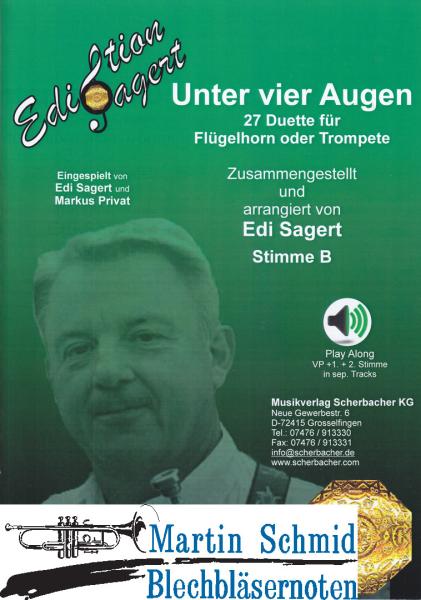 Artikelbild 1 des Artikels “Unter Vier Augen - 27 Duette für Flügelhorn oder Trompete  “