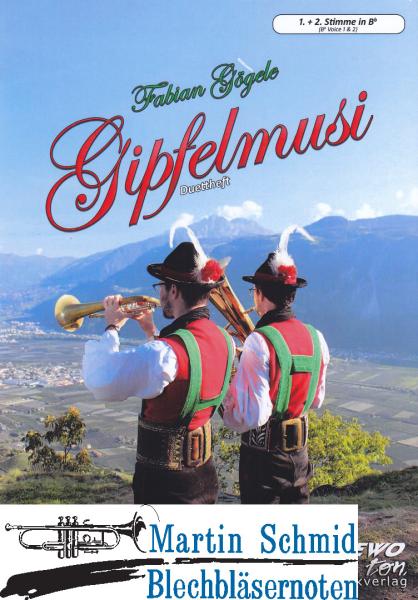 Product image 1 of the product “Gipfelmusi - variables Duett, Duo (Klarinette, Alt-Saxophon, Flügelhorn, Trompete)  ”