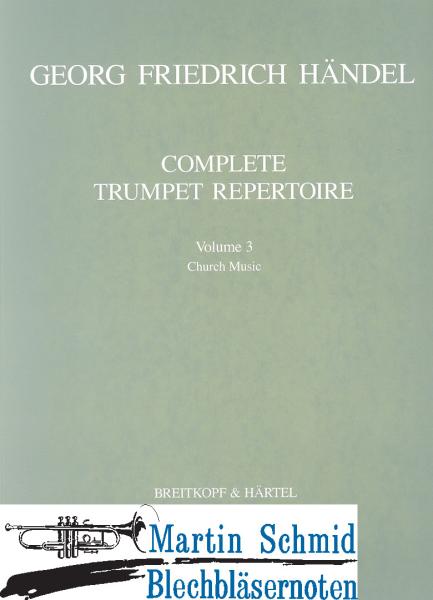Product image 1 of the product “Complete Trumpet Repertoire Heft 3 - Church Music (Trompeten in C notierst) ”
