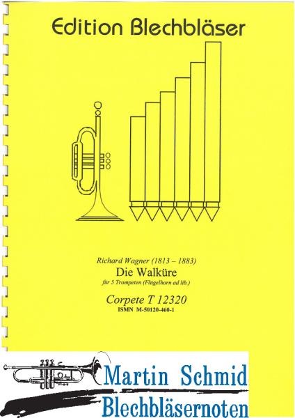 Product image 1 of the product “Die Walküre für 5 Trompeten (Flügelhorn ad libitum) ”