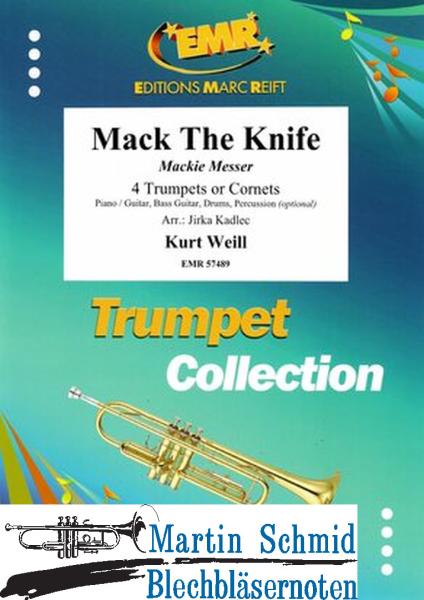 Product image 1 of the product “Mack The Knife - Mackie Messer (Piano / Guitar, Bass Guitar, Drums, Percussion (optional)) ”