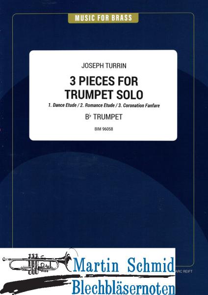 Product image 1 of the product “3 Pièces for Trumpet Solo (Neuheit Trompete) ”