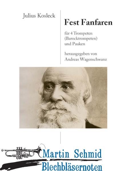 Product image 1 of the product “Fest Fanfaren (4 Trompeten (Barocktrompeten) und Pauken) (Neuheit Trompete) ”