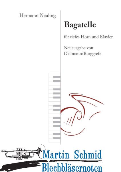 Artikelbild 1 des Artikels “Bagatelle für tiefes Horn (Neuheit Horn) “