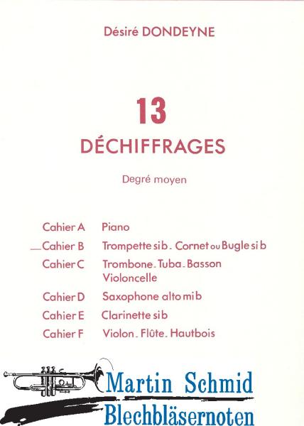 Product image 1 of the product “13 Déchiffrages ”