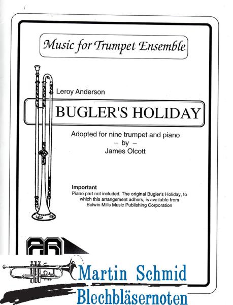 Artikelbild 1 des Artikels “Bugler's Holiday (9Trp.Klav) Trompetenstimmen “