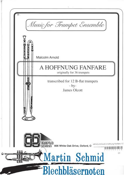 Artikelbild 1 des Artikels “A Hoffnung Fanfare (12Trp) “