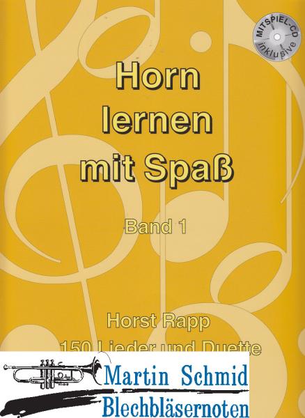 Product image 1 of the product “Horn lernen mit Spaß Band 1 (mit CD) ”